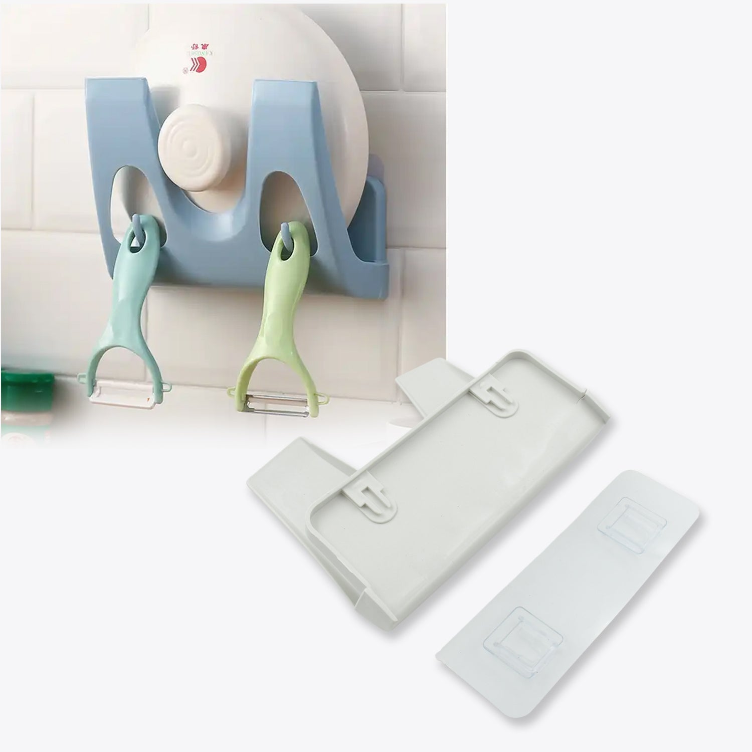 4304 Pot Lid Rack Wall Mounted Kitchen Organizer Multifunction Plate Dish Rack Shelf Pan Cover Stand Holder Punch Free Kitchen Rack Pot Lid Holder (1 Pc) 4304 Pot Lid Rack Wall Mounted Kitchen Organizer Multifunction Plate Dish Rack Shelf Pan Cover Stand Holder Punch Free Kitchen Rack Pot Lid Holder (1 Pc)